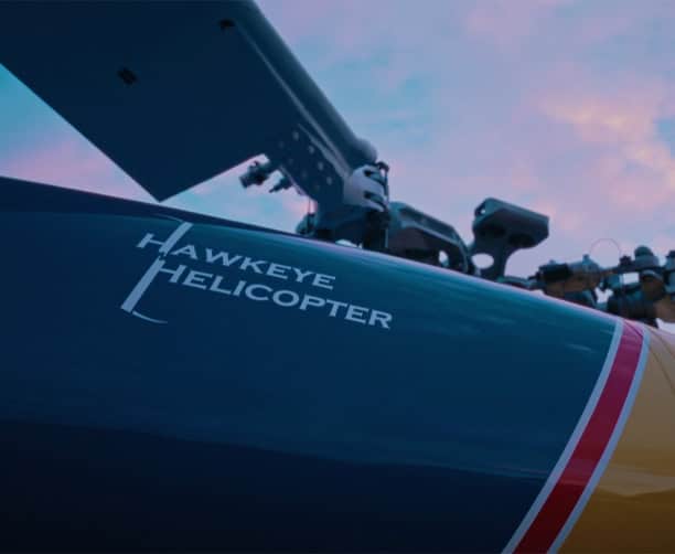 Hawkeye Helicopter Close Up