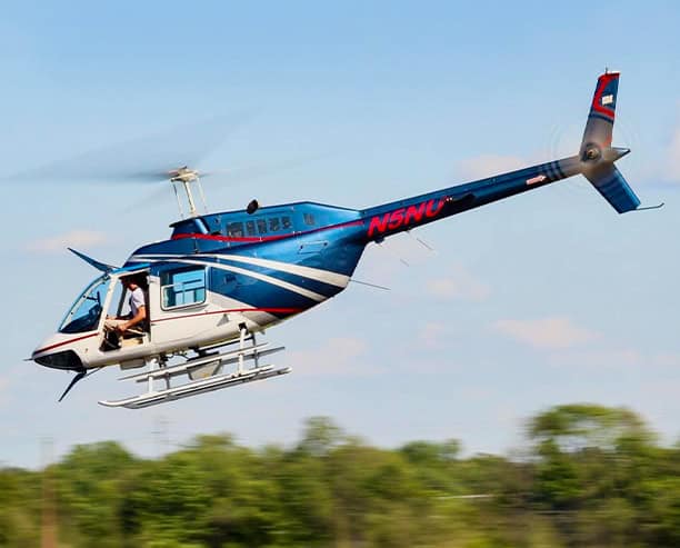 Helicopter Aerial Services Flight