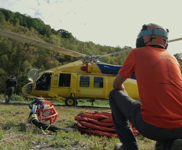 Helicopter Ground Crew Longline Staging