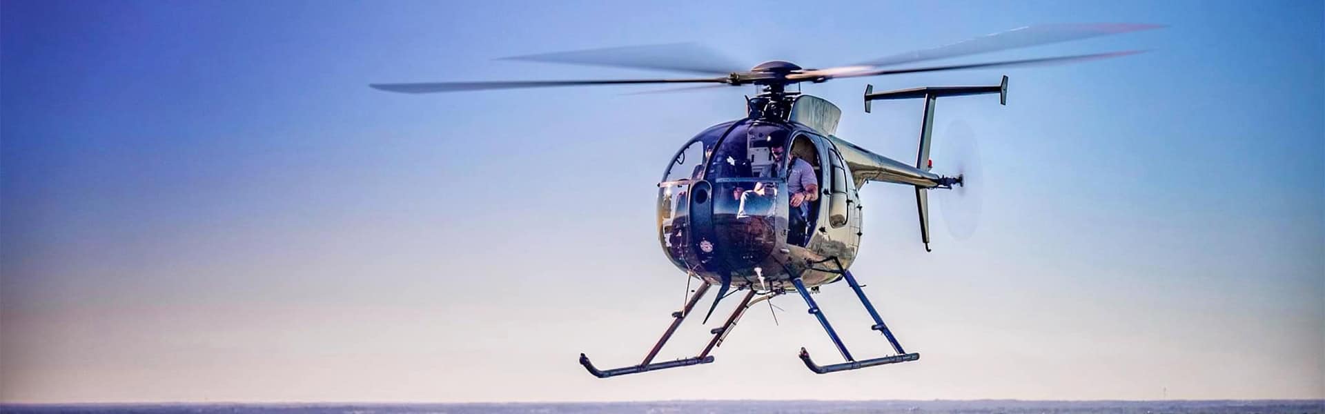 Helicopter In Flight