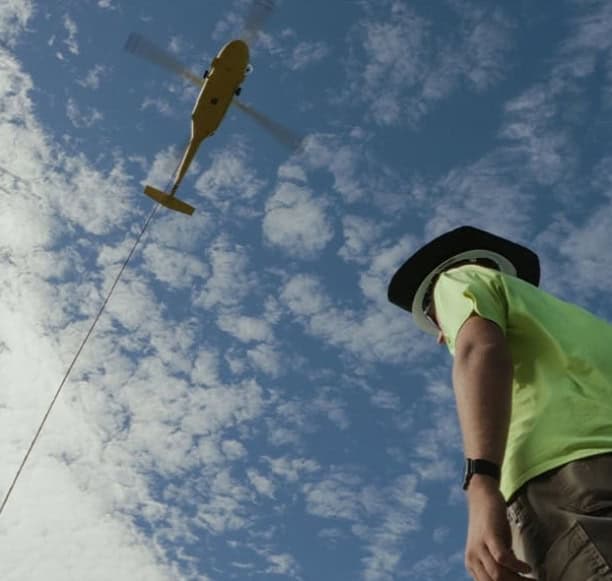 Helicopter Longline Lift Ground Crew Operations